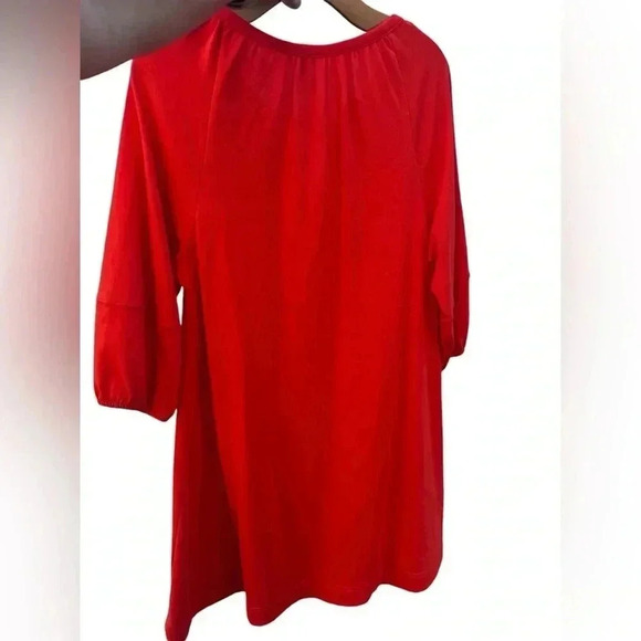 ANTHROPOLOGIE Orange Anais tunic dress Size S - Picture 6 of 16
